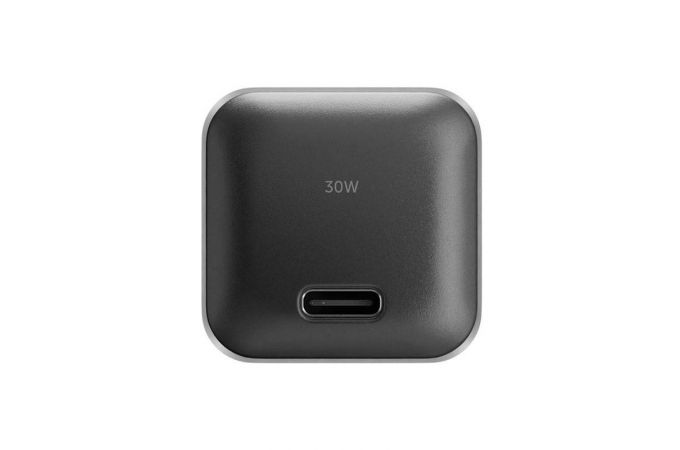 Сетевое зарядное устройство Native Union FAST GAN CHARGER 30W с кабелем USB-C/USB-C (Черный)