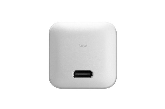 Сетевое зарядное устройство Native Union FAST GAN CHARGER 30W с кабелем USB-C/USB-C (Белый)