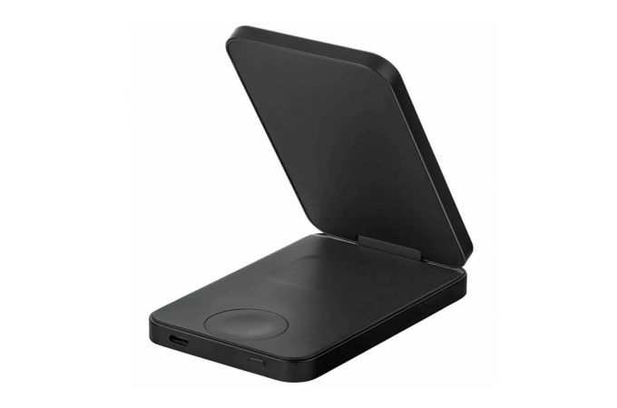 Универсальный дополнительный аккумулятор uBear 3в1 8000 mAh  MagSafe Rise Solo Qi2 Wireless Charger  (Черный)