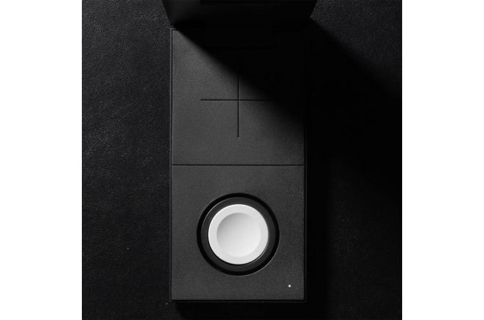 Беспроводное зарядное устройство Native Union Rise 3-in-1 Magnetic Wireless Charger (Rise Pro), MagSafe (Черный)