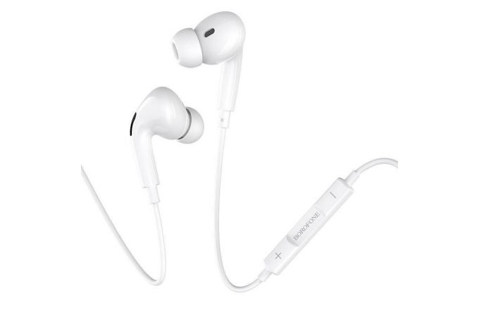 Наушники вакуумные проводные BOROFONE BM30 Pro штекер Type-C (белый)