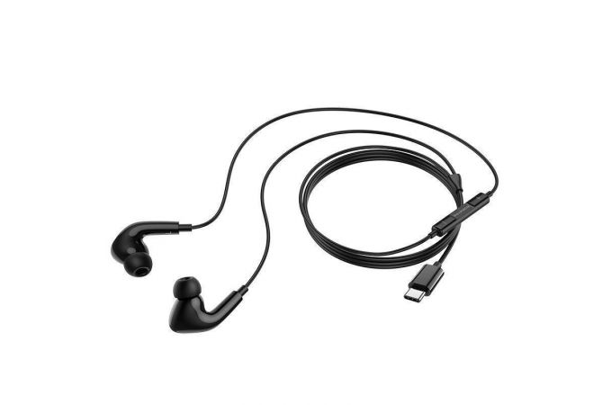 Наушники вакуумные проводные BOROFONE BM30 Pro штекер Type-C (черный)