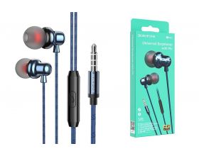 Наушники вакуумные проводные BOROFONE BM65 Sole (синий)