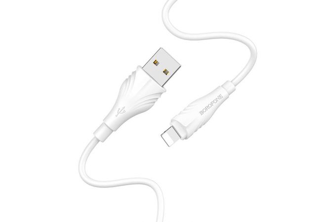 Кабель USB - Lightning BOROFONE BX18, 2,4A (белый) 2м