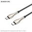 Кабель USB Type-C - USB Type-C BOROFONE BU29 PD60W (черный) 1м