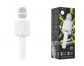 Караоке микрофон BOROFONE BF1 Rhyme karaoke microphone (белый)
