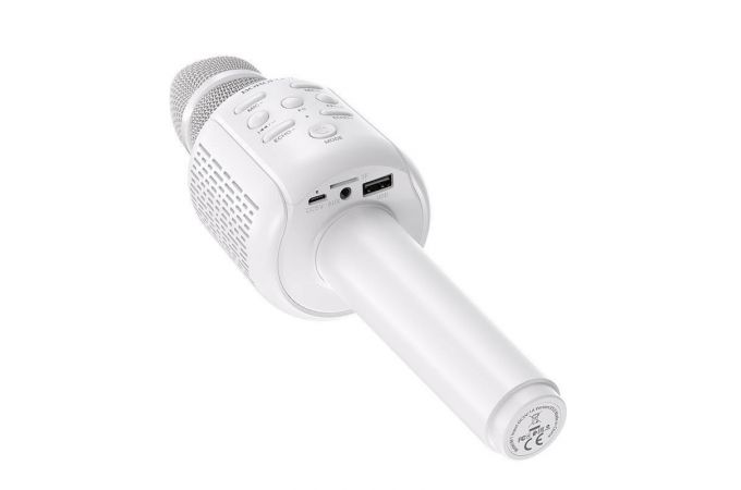Караоке микрофон BOROFONE BF1 Rhyme karaoke microphone (белый)