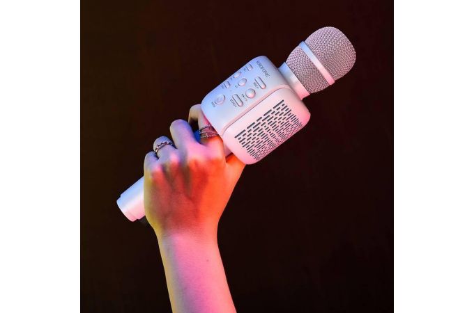 Караоке микрофон BOROFONE BF1 Rhyme karaoke microphone (белый)
