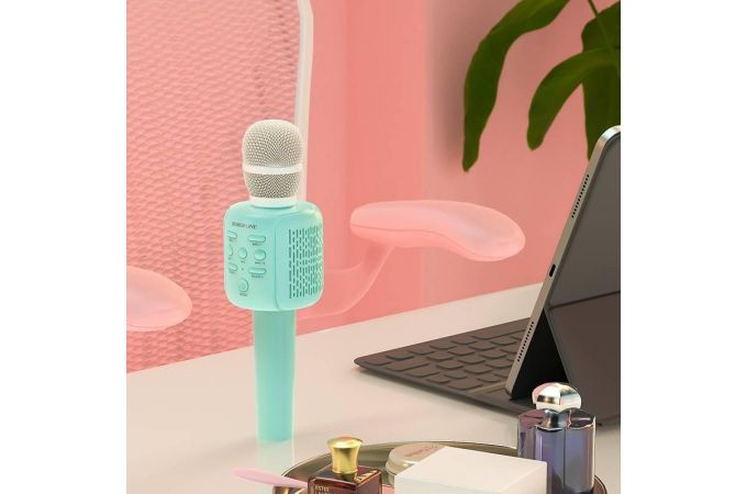 Караоке микрофон BOROFONE BF1 Rhyme karaoke microphone (голубой)