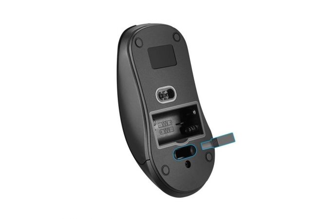 Мышь беспроводная Defender Nexus MS-195 черный 800/1200/1600 dpi / бесшумные кнопки