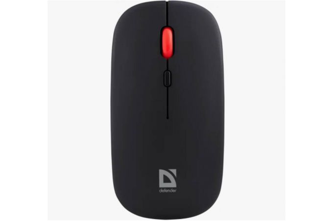Мышь беспроводная Defender Virtual MB-635 черный Bluetooth, USB/800-1600dpi/аккумулятор/бесшум. кн.