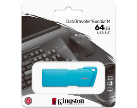 USB флеш накопитель 64 Gb Kingston DT Exodia M Aqua Blue KC-U2L64-7LB