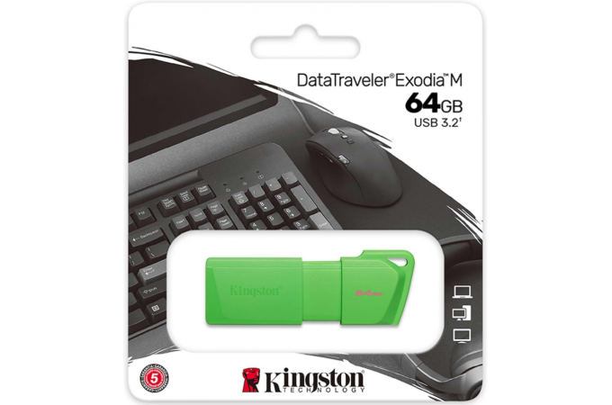 USB флеш накопитель 64 Gb Kingston DT Exodia M Green KC-U2L64-7LG