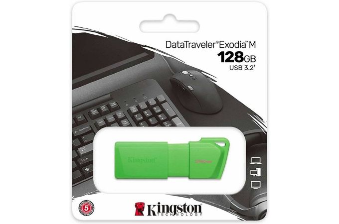 USB флеш накопитель_128 Gb Kingston DT Exodia M Green KC-U2L128-7LG