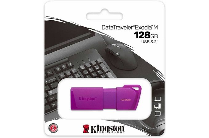 USB флеш накопитель_128 Gb Kingston DT Exodia M Purple KC-U2L128-7LN
