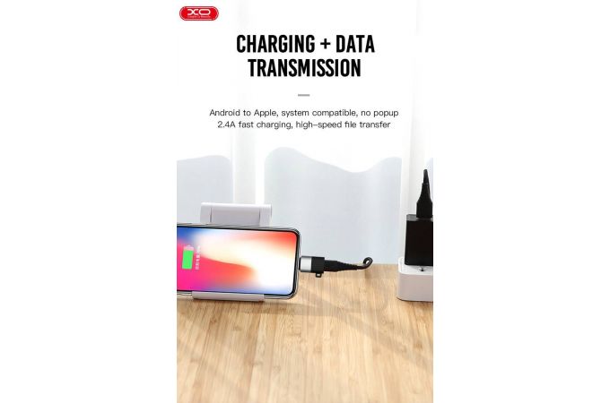 Переходник OTG XO NB149A Micro to Type-c Black