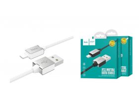 Кабель USB - Lightning HOCO U49 2,4A (белый) 1,2м