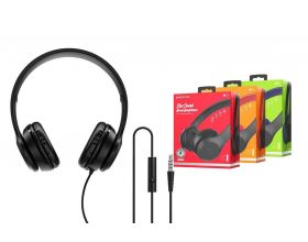 Наушники мониторные проводные BOROFONE BO5 Star sound wired headphones (черный)