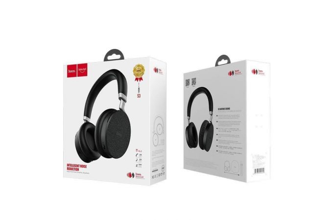 Наушники мониторные беспроводные HOCO S3 Nature sound wireless headphones Bluetooth (черный)