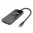 Разветвитель USB HUB Type-C (M) --> HDMI (F) + 3xUSB3.0 (F) + Type-C PD (F) HOCO HB15