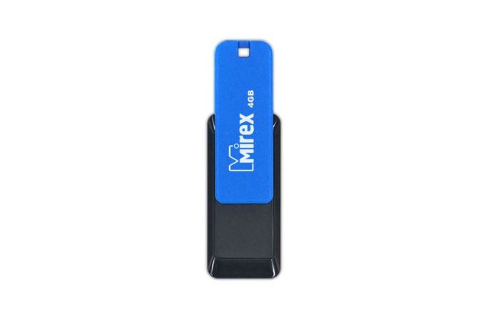 Флешка USB 2.0 Mirex CITY BLUE 4GB (ecopack)