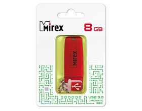 Флешка USB 3.0 Mirex CHROMATIC RED 8GB (ecopack)