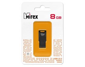 Флешка USB 2.0 Mirex MARIO DARK 8GB (ecopack)