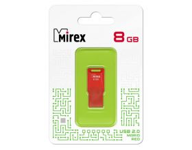 Флешка USB 2.0 Mirex MARIO RED 8GB (ecopack)