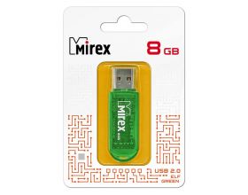 Флешка USB 2.0 Mirex ELF GREEN 8GB (ecopack)