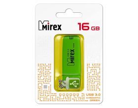 Флешка USB 3.0 Mirex CHROMATIC GREEN 16GB (ecopack)