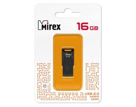 Флешка USB 2.0 Mirex MARIO DARK 16GB (ecopack)