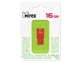 Флешка USB 2.0 Mirex MARIO RED 16GB (ecopack)