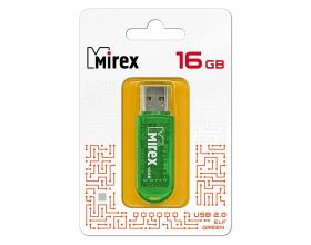 Флешка USB 2.0 Mirex ELF GREEN 16GB (ecopack)