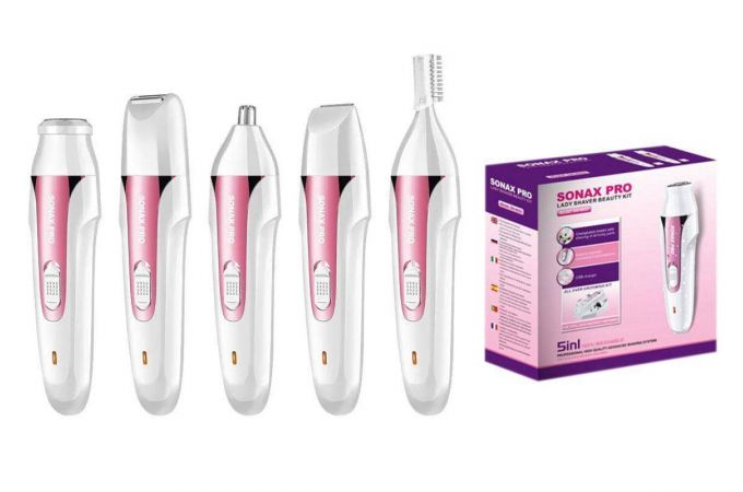 Набор для стрижки Sonax PRO SN-8822 Розовый (5 в 1)