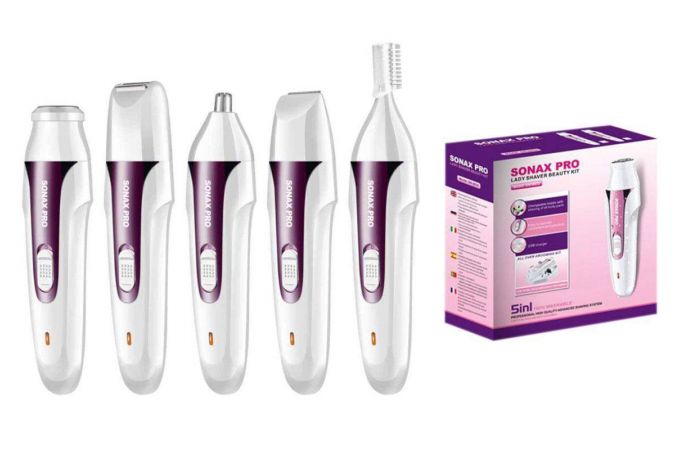 Набор для стрижки Sonax PRO SN-8822 Фиолетовый (5 в 1)