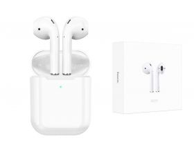 Наушники вакуумные беспроводные HOCO EW25 True wireless stereo headset Bluetooth (белый)