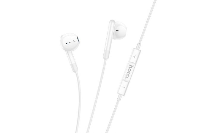 Наушники вакуумные проводные HOCO M93 wire control earphones with microphone (черный)