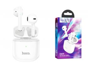 Наушники вакуумные беспроводные HOCO EW19 Amusement TWS headset Bluetooth (белый)