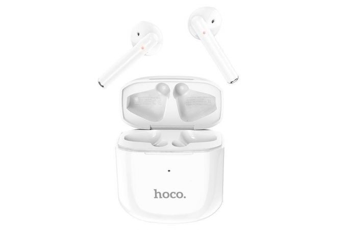 Наушники вакуумные беспроводные HOCO EW19 Amusement TWS headset Bluetooth (белый)