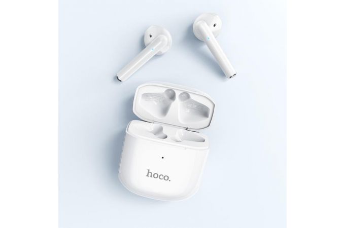 Наушники вакуумные беспроводные HOCO EW19 Amusement TWS headset Bluetooth (белый)