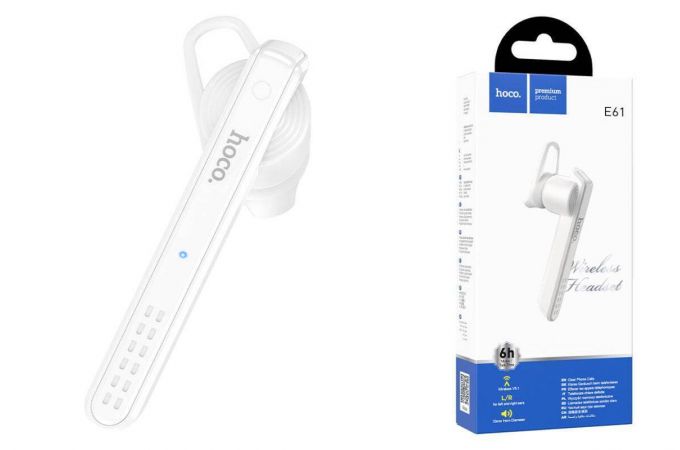 Bluetooth гарнитура HOCO E61 (белый)