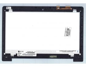 Модуль (матрица + тачскрин) Asus S400 HD TCP14F21 черный с рамкой