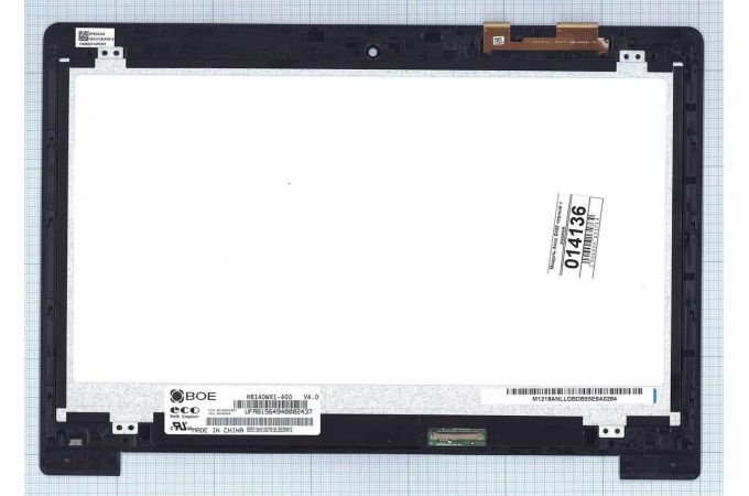 Модуль (матрица + тачскрин) Asus S400 HD TCP14F21 черный с рамкой