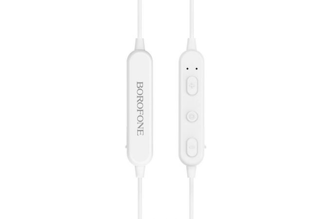 Наушники вакуумные беспроводные BOROFONE BE32 Easygoing Sports wireless earphonesl Bluetooth (белый)