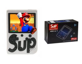 Портативная игровая приставка SUP GAME BOX 400 встроенных игр дисплей 2.4 (белый)
