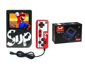 Портативная игровая приставка SUP GAME BOX 400 встроенных игр + геймпад дисплей 2.4 (черный)