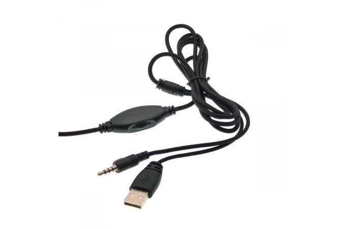 Наушники мониторные проводные KADUM G17 (3.5 мм/USB) (черный)