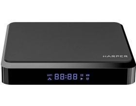 Смарт-ТВ приставка Harper ABX-235 ЭДО 4K/Android9.0/Cortex-A53/2Gb/дисплей/пам.16Gb