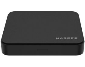 Смарт-ТВ приставка Harper ABX-480 ЭДО 4K/Android10/Cortex-A55/4Gb/дисплей/пам.32Gb