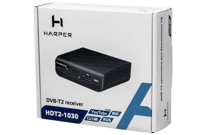 ТВ приставка DVB-T2 Harper HDT2-1030 ЭДО